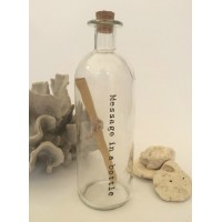 Vintage Glass Message in a Bottle First 1st Paper Wedding Anniversary Gift  5060079546514  113122716956